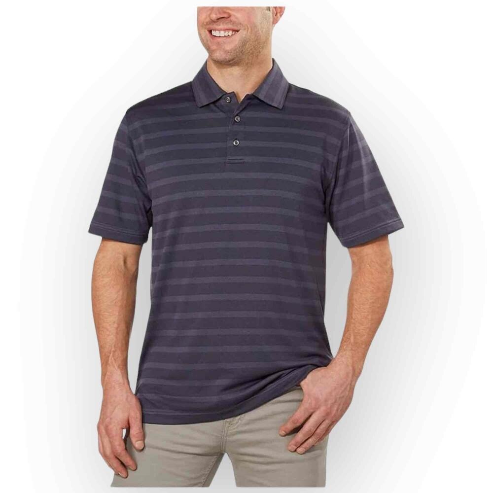 Bolle Men’s Performance Polo Shirt - Evening Blue, Medium 753M